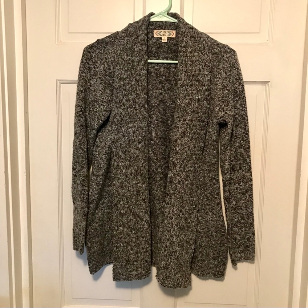 Pink Rose Open Cardigan Shawl Collar S VGUC